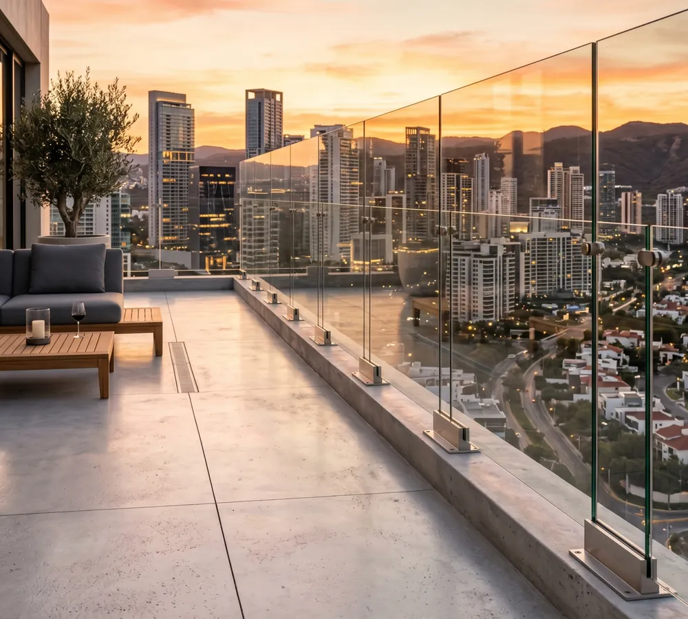 Vista del skyline desde la terraza Aura